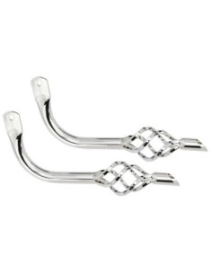 Muffler W/Cage Chrome.